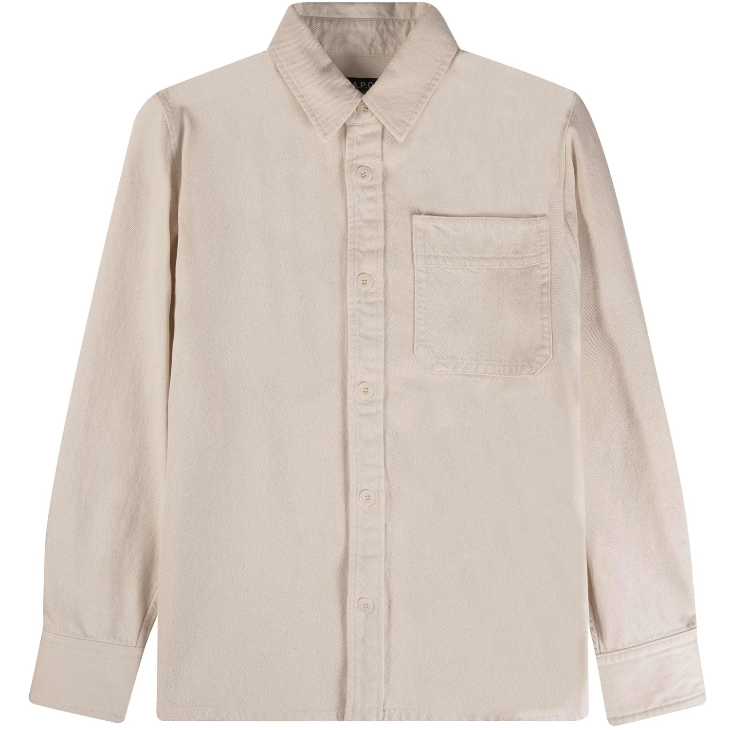 Emporio Clothing Shop 19 Emporio Clothing Shop -Emporio Clothing Shop a p c basile brodee poitrine overshirt ecru p60790 898586 image