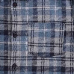 A.P.C. New Valerian Overshirt - Bleu -Emporio Clothing Shop a p c new valerian overshirt bleu p60802 898650 image