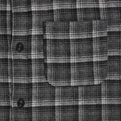 A.P.C. Trek Check Overshirt - Anthracite -Emporio Clothing Shop a p c trek check overshirt anthracite p60801 901116 image