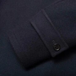 Allevol 'Pat' Duffle Coat - Black And Navy -Emporio Clothing Shop allevol pat duffle coat black and navy p61257 908579 image