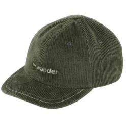 And Wander Corduroy Cap - Green