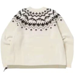 And Wander Lopi Knit Sweater - Off White -Emporio Clothing Shop and wander lopi knit sweater off white p61196 909571 image
