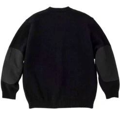 And Wander Shetland Wool Cardigan - Black -Emporio Clothing Shop and wander shetland wool cardigan black p61197 909499 image