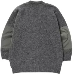 And Wander Shetland Wool Cardigan - Gray -Emporio Clothing Shop and wander shetland wool cardigan gray p61198 909478 image