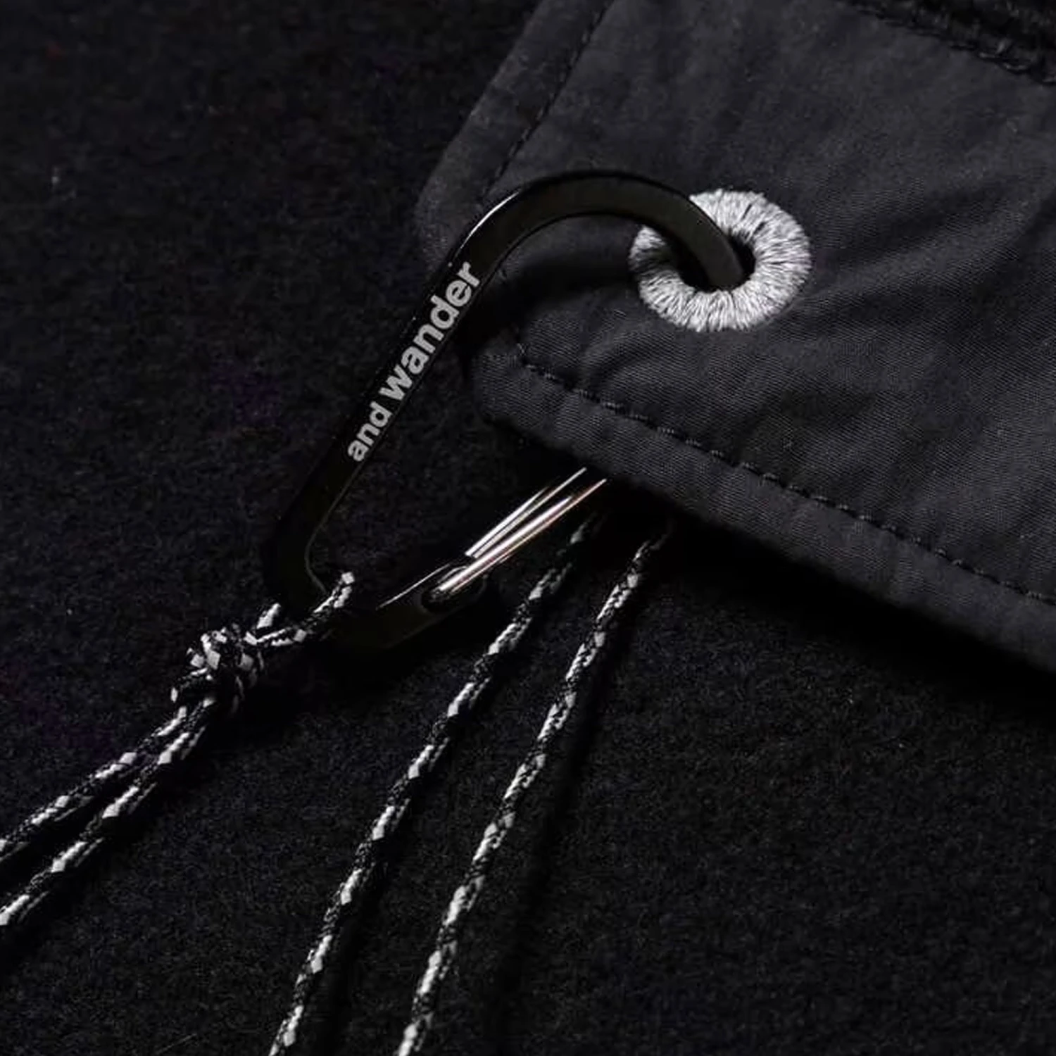 And Wander Wool Fleece Pullover - Black 4 And Wander Wool Fleece Pullover - Black - Image 2