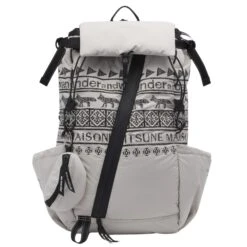 And Wander X Maison Kitsuné 30L Backpack - Beige