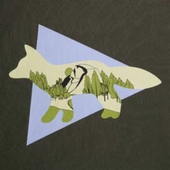 And Wander X Maison Kitsuné Dry Cotton Sweatshirt - Khaki -Emporio Clothing Shop and wander x maison kitsune dry cotton sweatshirt khaki p59319 873894 image