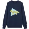 And Wander X Maison Kitsuné Dry Cotton Sweatshirt - Navy -Emporio Clothing Shop and wander x maison kitsune dry cotton sweatshirt navy p59318 873870 image