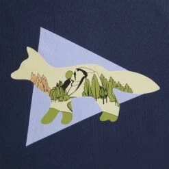 And Wander X Maison Kitsuné Dry Cotton Sweatshirt - Navy -Emporio Clothing Shop and wander x maison kitsune dry cotton sweatshirt navy p59318 873878 image