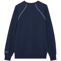 And Wander X Maison Kitsuné Dry Cotton Sweatshirt - Navy -Emporio Clothing Shop and wander x maison kitsune dry cotton sweatshirt navy p59318 873882 image