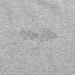 And Wander X Maison Kitsuné Dry Cotton T-Shirt - Gray -Emporio Clothing Shop and wander x maison kitsune dry cotton t shirt gray p59322 873926 image