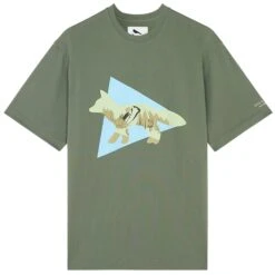 And Wander X Maison Kitsuné Dry Cotton T-Shirt - Khaki