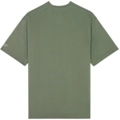 And Wander X Maison Kitsuné Dry Cotton T-Shirt - Khaki -Emporio Clothing Shop and wander x maison kitsune dry cotton t shirt khaki p59325 873962 image