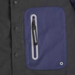 And Wander X Maison Kitsuné Hiking Shirt - Black -Emporio Clothing Shop and wander x maison kitsune hiking shirt black p59315 873830 image