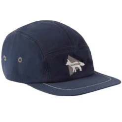 And Wander X Maison Kitsune Logo Embroidered Nylon Baseball Cap - Navy