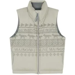 And Wander X Maison Kitsuné Nordic Insulation Vest - Beige