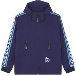 And Wander X Maison Kitsuné Trak Hoodie - Navy