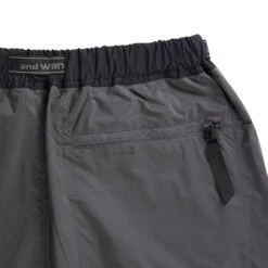 And Wander X Maison Kitsuné Ultra Light Weight Pants - Charcoal -Emporio Clothing Shop and wander x maison kitsune ultra light weight pants charcoal p59317 874024 image