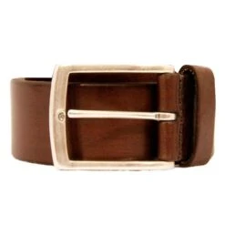 Anderson's Belts Bull Grained Calf Leather Belt - Brown