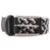 Anderson's Belts Elastic Woven Belt - Black/Grey -Emporio Clothing Shop andersons belts elastic woven belt black grey p32770 661151 image
