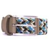 Anderson's Belts Woven Belt - Blue/Brown -Emporio Clothing Shop andersons belts woven belt blue brown p55071 766537 image