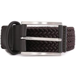 Anderson's Belts Woven Belt - Dark Brown