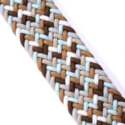 Anderson's Belts Woven Belt - Sky/Tan -Emporio Clothing Shop andersons belts woven belt sky tan p55066 766531 image