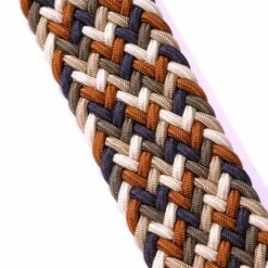 Anderson's Belts Woven Belt - Tan/Navy -Emporio Clothing Shop andersons belts woven belt tan navy p55067 766492 image