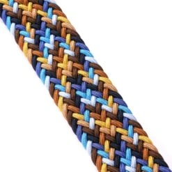 Anderson's Belts Woven Belt - Yellow Mix -Emporio Clothing Shop andersons belts woven belt yellow mix p55061 766639 image