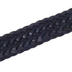Anderson's Belts Woven Leather Belt - Navy -Emporio Clothing Shop andersons belts woven leather belt navy p32768 175292 image