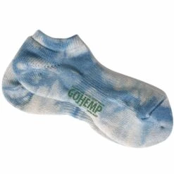 Anonymous Ism Go Hemp OC Dye Pile Ankle Socks - Blue