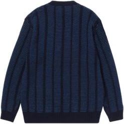 Anonymous Ism Ladder Knit Crew - Navy -Emporio Clothing Shop anonymous ism ladder knit crew navy p56124 800773 image