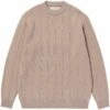Anonymous Ism Ladder Knit Crew Neck - Beige -Emporio Clothing Shop anonymous ism ladder knit crew neck beige p56125 800709 image