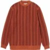 Anonymous Ism Ladder Knit Crew - Orange -Emporio Clothing Shop anonymous ism ladder knit crew orange p56123 800745 image