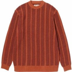 Anonymous Ism Ladder Knit Crew - Orange