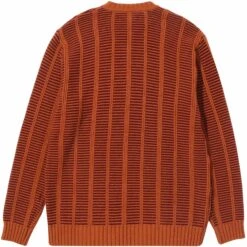 Anonymous Ism Ladder Knit Crew - Orange -Emporio Clothing Shop anonymous ism ladder knit crew orange p56123 800757 image