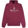 Aquascutum Large Logo Hoodie - Cordovan -Emporio Clothing Shop aquascutum large logo hoodie cordovan p60603 892431 image