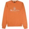 Aquascutum Large Logo Sweatshirt - Rust 1 Aquascutum Large Logo Sweatshirt - Rust -Emporio Clothing Shop aquascutum large logo sweatshirt rust p60617 892167 image