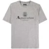 Aquascutum Large Logo T-Shirt - Grey Mel