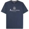 Aquascutum Large Logo T-Shirt - Navy -Emporio Clothing Shop aquascutum large logo t shirt navy p60626 892647 image