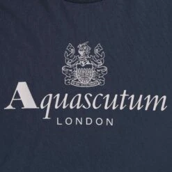 Aquascutum Large Logo T-Shirt - Navy -Emporio Clothing Shop aquascutum large logo t shirt navy p60626 892659 image