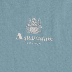 Aquascutum Small Logo Hoodie - Avio -Emporio Clothing Shop aquascutum small logo hoodie avio p60612 892419 image