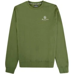Aquascutum Small Logo Sweatshirt - Army Green