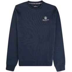 Aquascutum Small Logo Sweatshirt - Navy