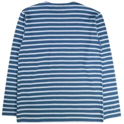 Armor-Lux Armor Lux Breton Striped T-Shirt - Blue And Natural -Emporio Clothing Shop armor lux breton striped t shirt blue and natural p59760 883826 image