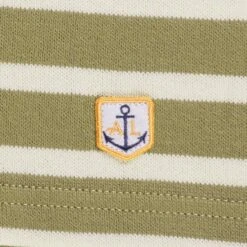 Armor-Lux Armor Lux Breton Striped T-Shirt - Oliva -Emporio Clothing Shop armor lux breton striped t shirt oliva p59763 883781 image