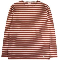 Armor-Lux Armor Lux Breton Striped T-Shirt - Paprika