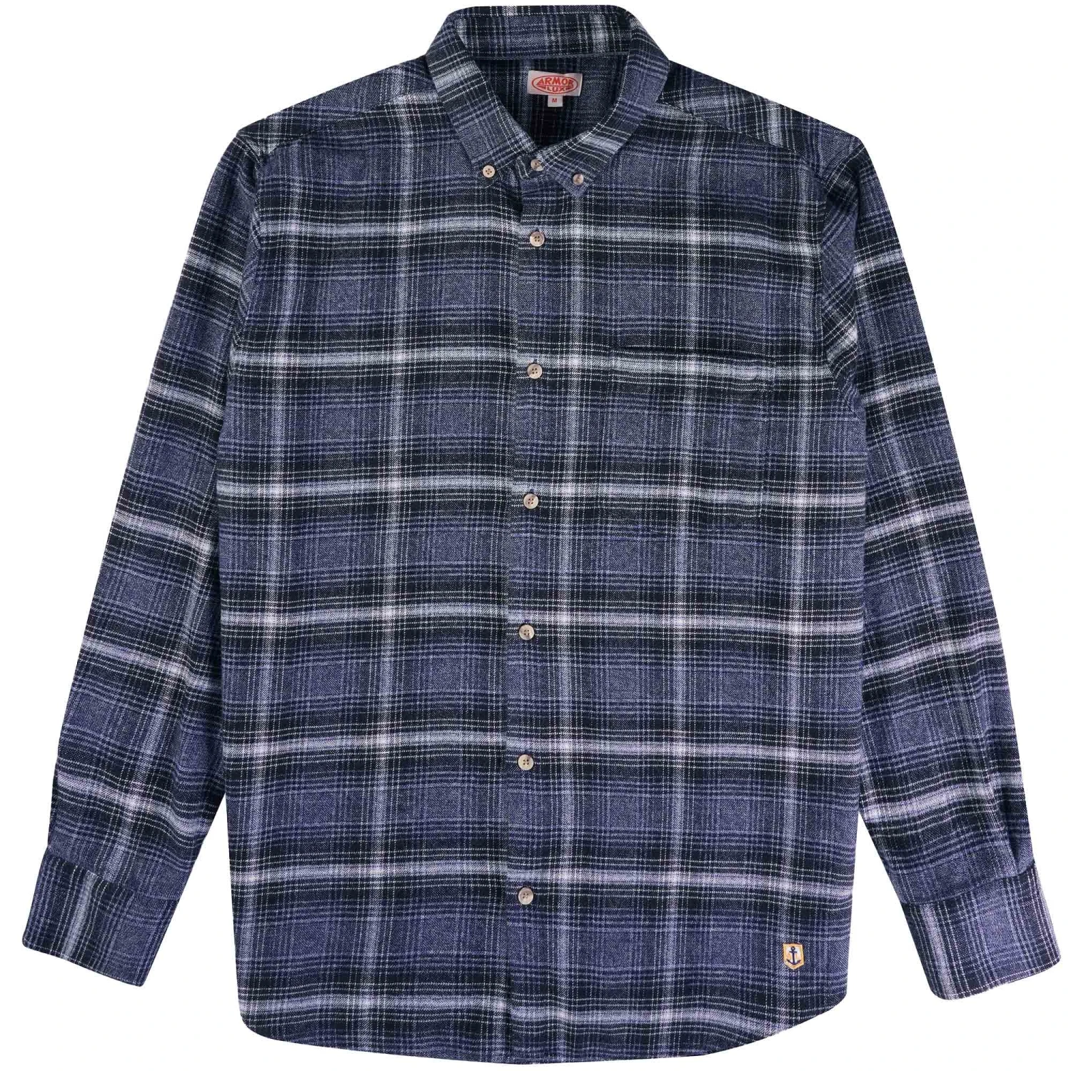 Armor-Lux Armor Lux Checked Overshirt - Tartan Navy 3 Armor-Lux Armor Lux Checked Overshirt - Tartan Navy