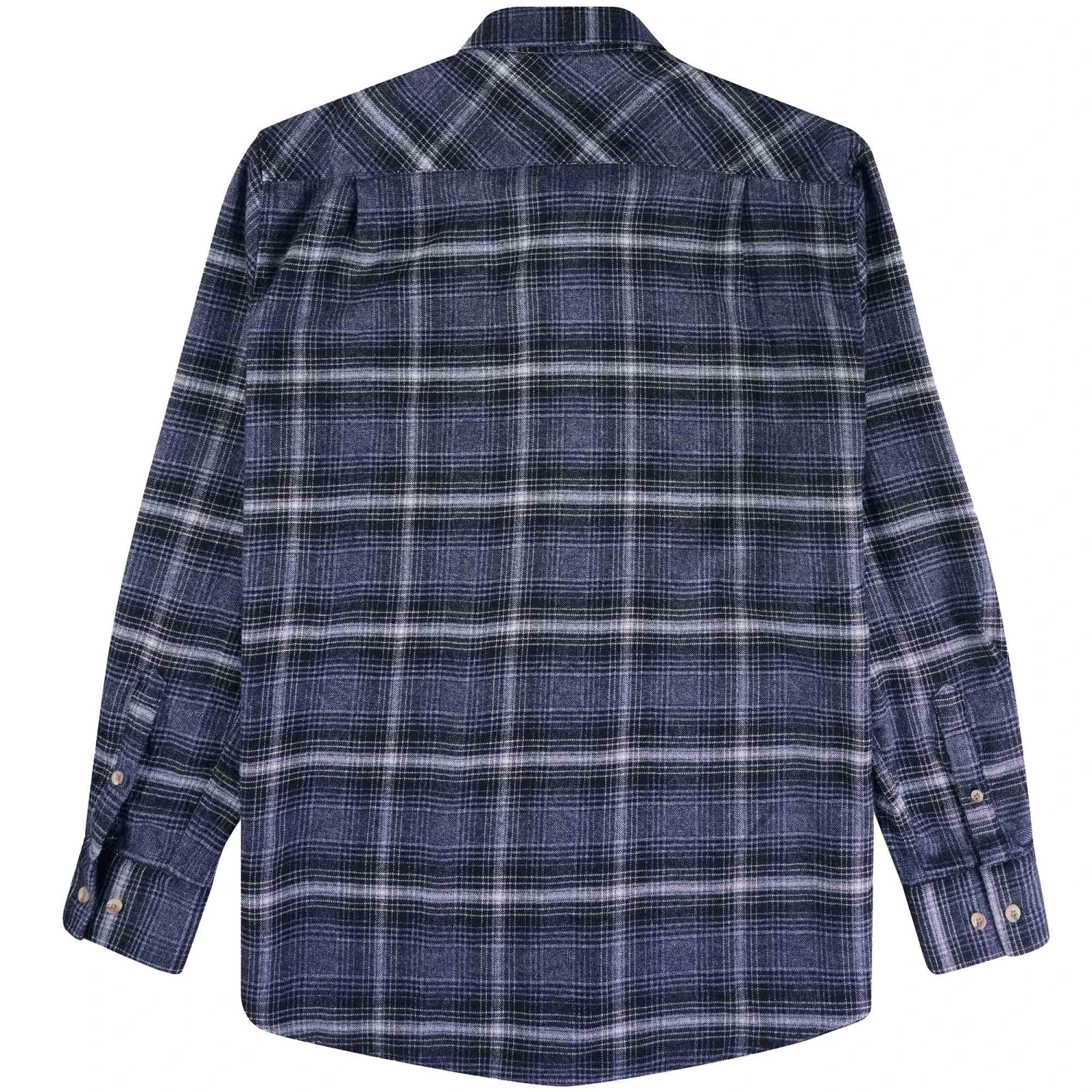 Armor-Lux Armor Lux Checked Overshirt - Tartan Navy 6 Armor-Lux Armor Lux Checked Overshirt - Tartan Navy - Image 4