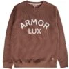 Armor-Lux Armor Lux Logo Sweatshirt - Praline -Emporio Clothing Shop armor lux logo sweatshirt praline p55761 789074 image